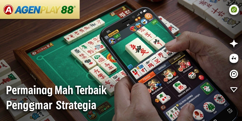 Screenshot gameplay AGENPLAY88 menunjukkan pemain menyusun ubin Mahjong dengan strategis.