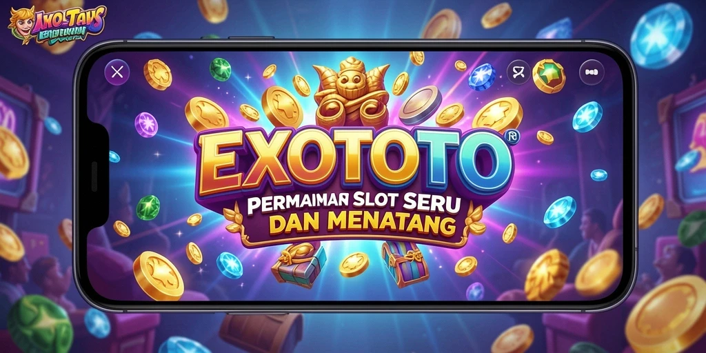 Screenshot gameplay EXOTOTO yang menampilkan keseruan permainan slot.