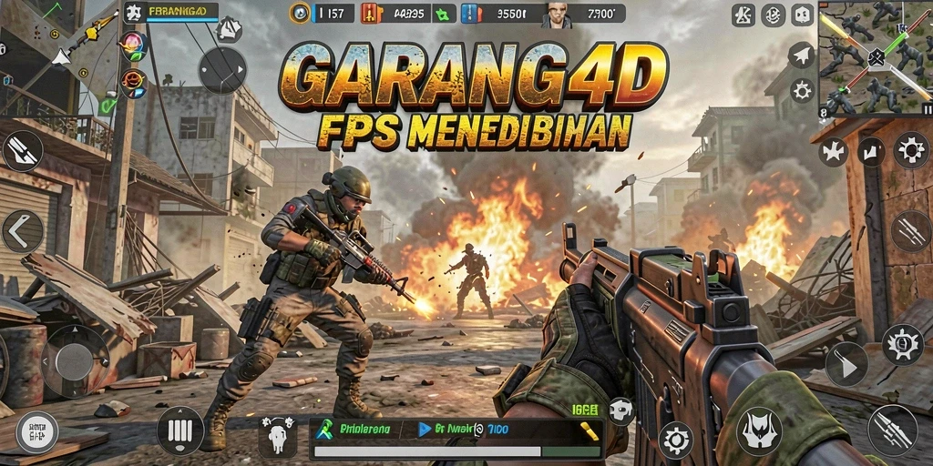 Screenshot dari gameplay GARANG4D yang intens dan mendebarkan.