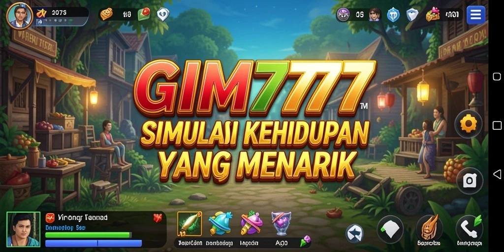 Screenshot GIM777 menampilkan keseruan gameplay simulation yang interaktif.