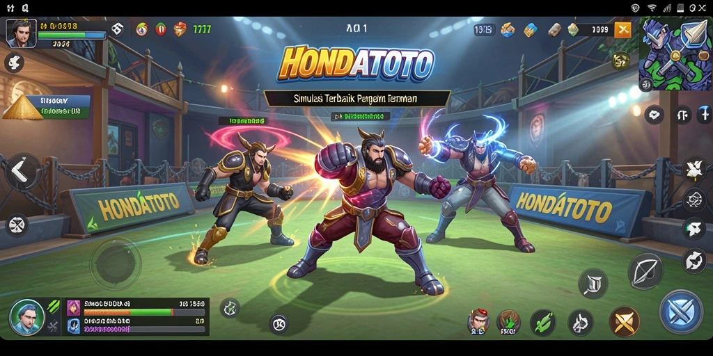 Tampilan gameplay menarik dari HONDATOTO saat beraksi.