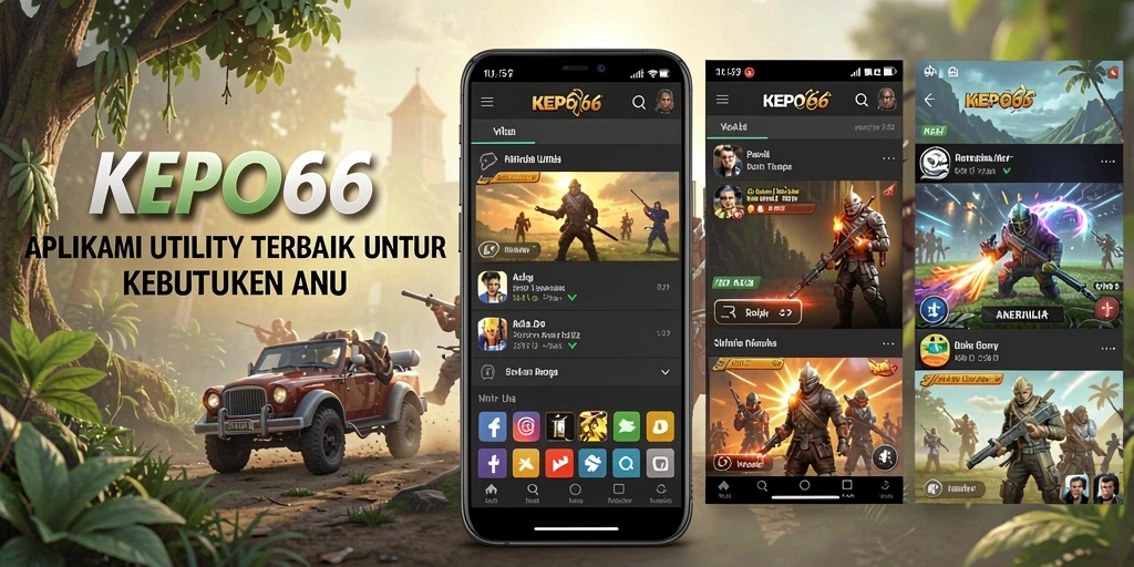 Screenshot menunjukkan tampilan antarmuka KEPO66 yang intuitif.