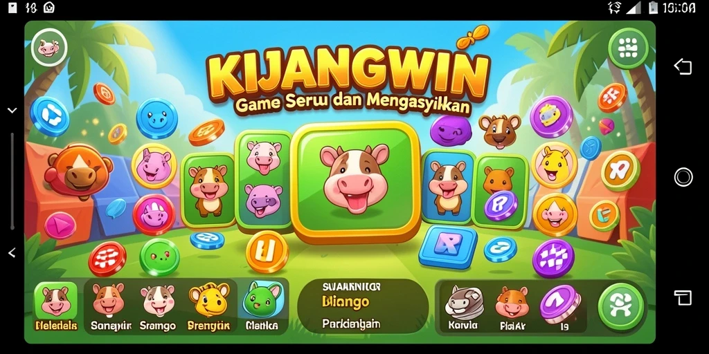 Gameplay seru KIJANGWIN menampilkan keseruan permainan Bingo.