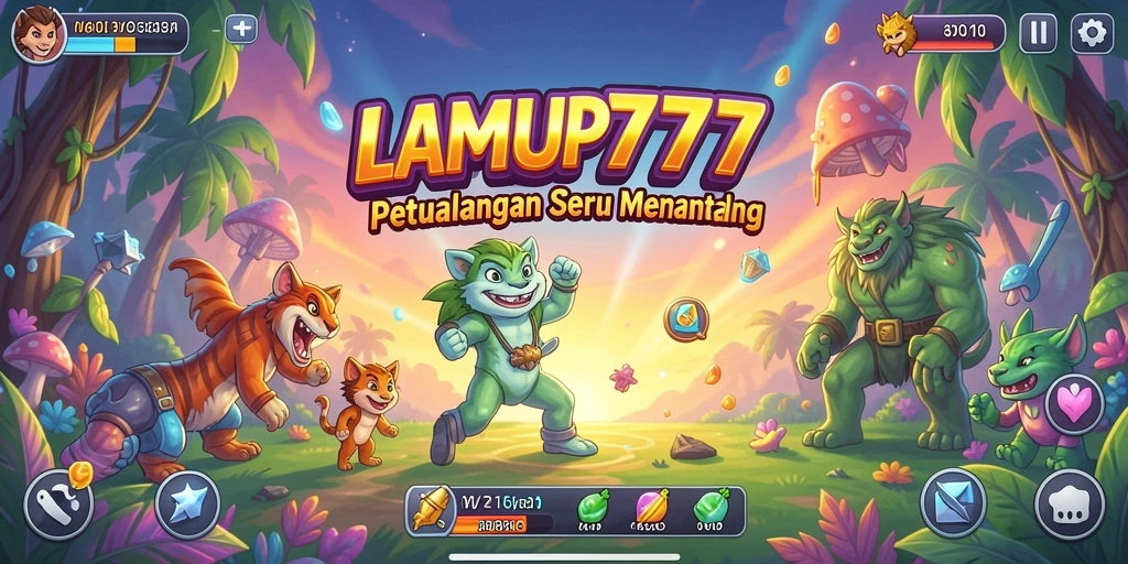 Tampilan menakjubkan dari gameplay LAMPU777 yang menantang.