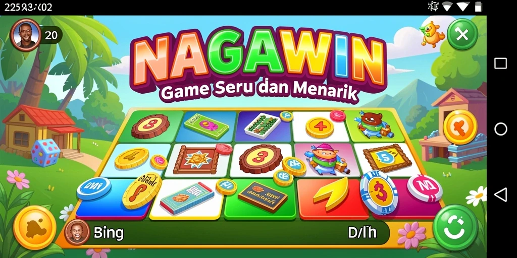 Tampilan gameplay Bingo yang seru dan interaktif.