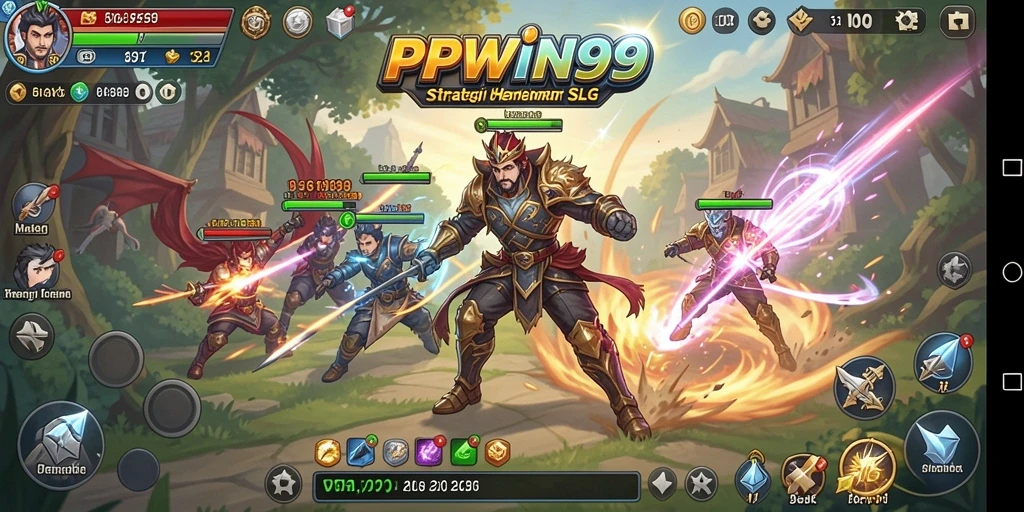 Tampilan gameplay strategis yang mendebarkan di PPWIN99.