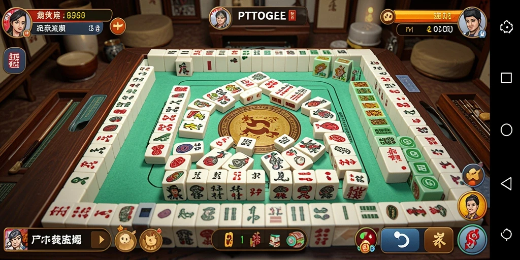 Screenshot PTTOGEL menampilkan gameplay Mahjong yang menarik dan interaktif.