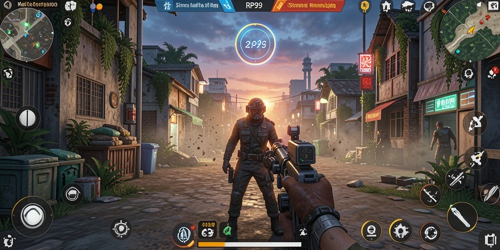 Screenshot dari gameplay RP99 yang menampilkan momen seru dalam simulasi.