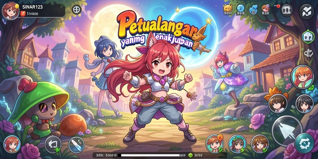 Gameplay seru dengan karakter Anime yang menarik.