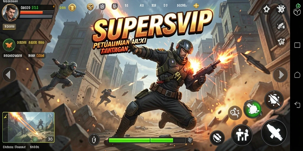 Gameplay seru dan menegangkan di SUPERSVIP.