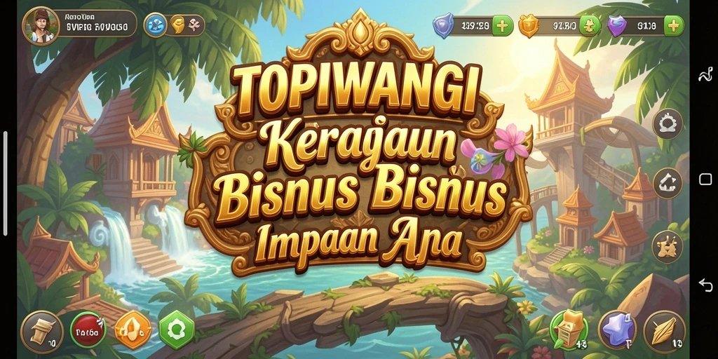 Tampilan gameplay menarik dari game Tycoon TOPIWANGI.