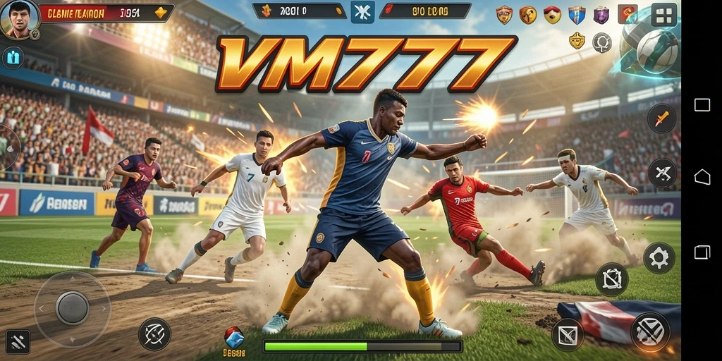 Tampilan gameplay VM777 dalam pertandingan olahraga yang seru.